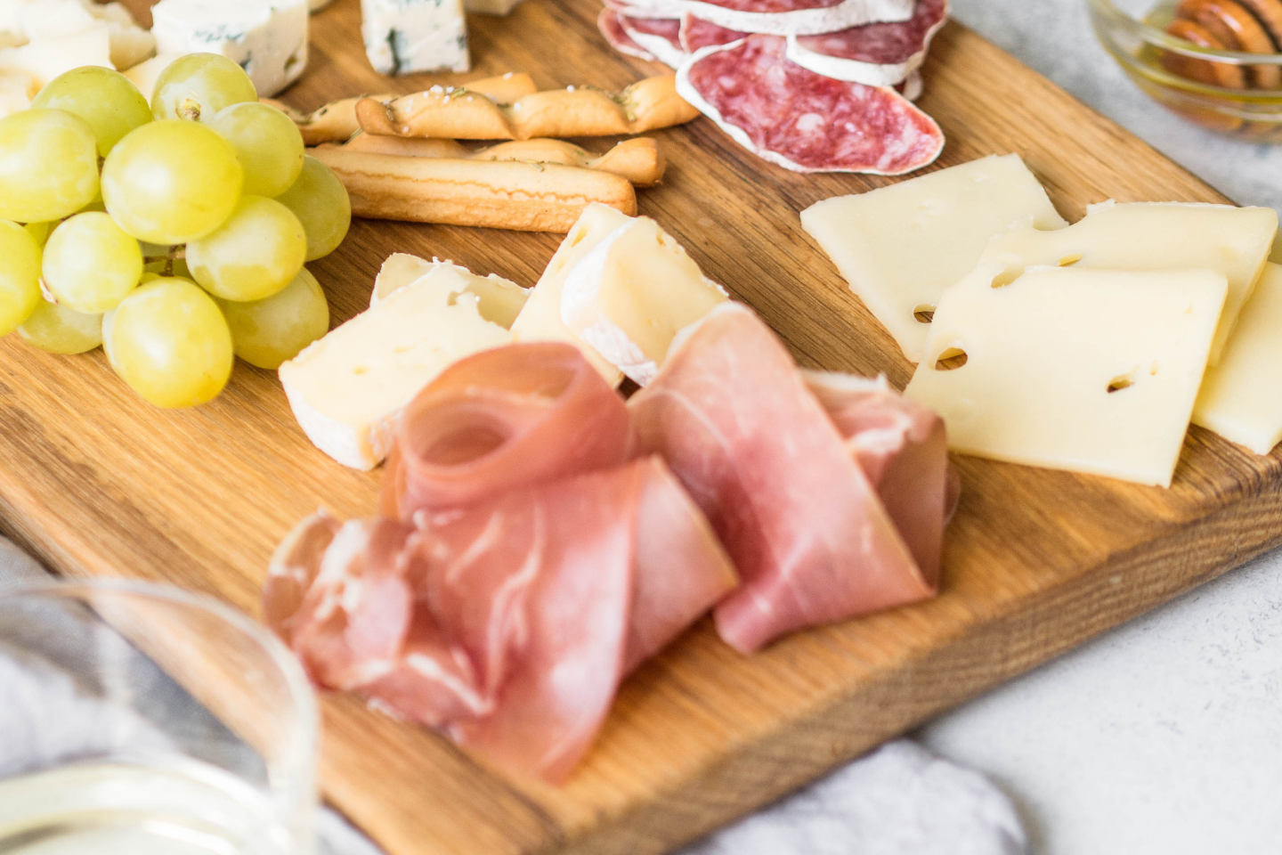 Simple budget friendly charcuterie board