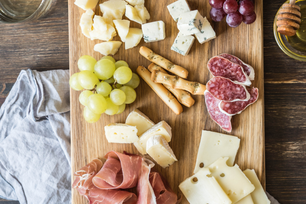 budget meat and cheese chic charcuterie board