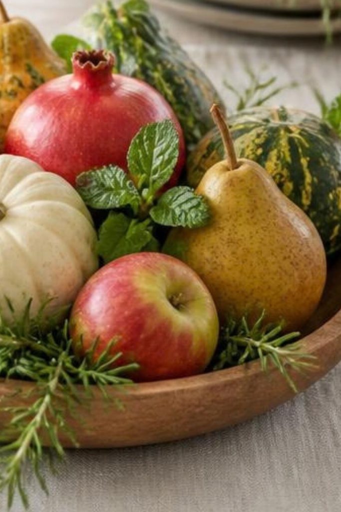 thanksgiving table decorations with pumpkins