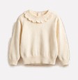 Girls Beige Sweaters